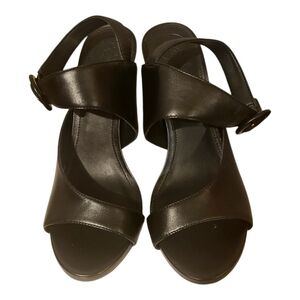Guess - Tyson 2 Black Leather Heels